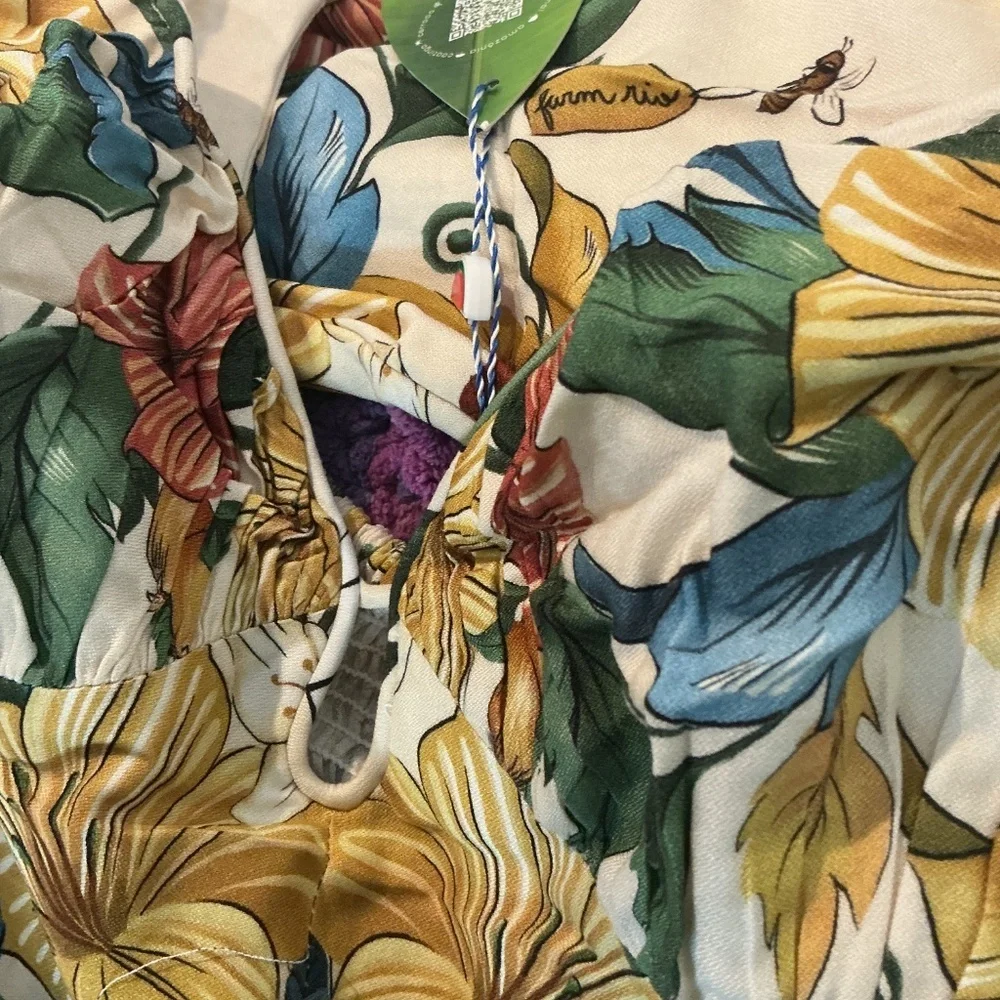 Farm Rio Trolocalzinho Scarf Print Maxi Dress – Size Large (G) | like New - Picture 7 of 11